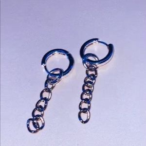 handmade chain earrings!